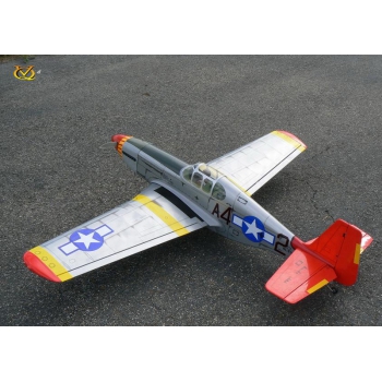 Flugzeug P-51B Mustang (Tuskegee Airman) 46 Größe EP-GP - ARF - VQ-Models